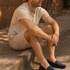 Men's Casual Penny Loafers | Slip-On Suede Moccasin Comfort