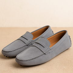 Men's Casual Penny Loafers | Slip-On Suede Moccasin Comfort