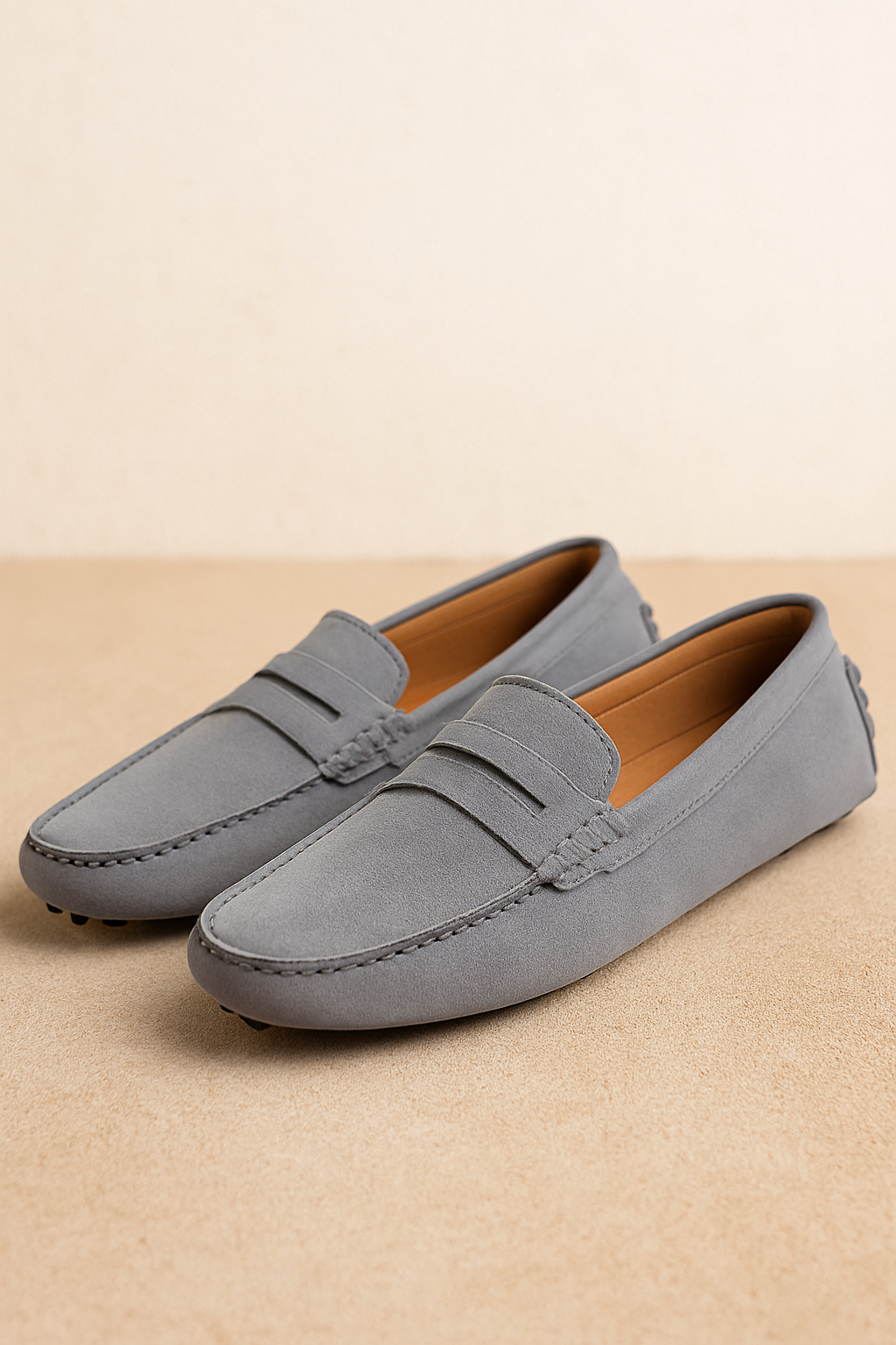 Men's Casual Penny Loafers | Slip-On Suede Moccasin Comfort