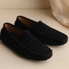 Men's Casual Penny Loafers | Slip-On Suede Moccasin Comfort