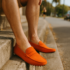 Men's Casual Penny Loafers | Slip-On Suede Moccasin Comfort