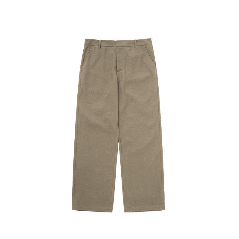Men's Wide Leg Dress Pants | High Waisted Relaxed Fit Belted