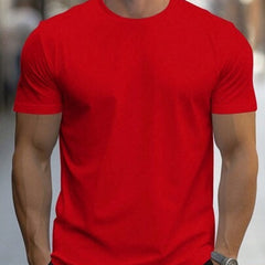 Men's T Shirt | Crew Neck Short Sleeve Knit