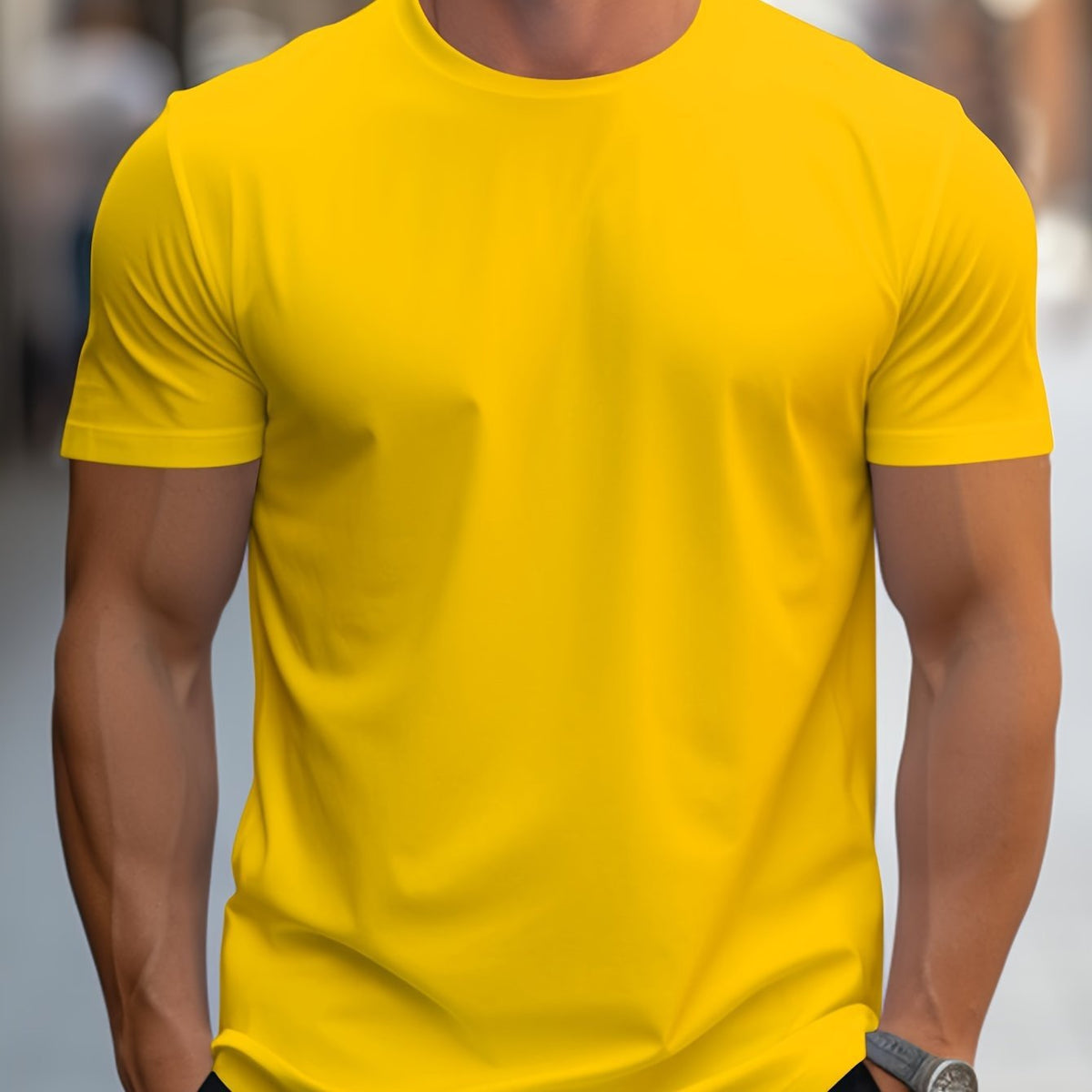 Men's T Shirt | Crew Neck Short Sleeve Knit
