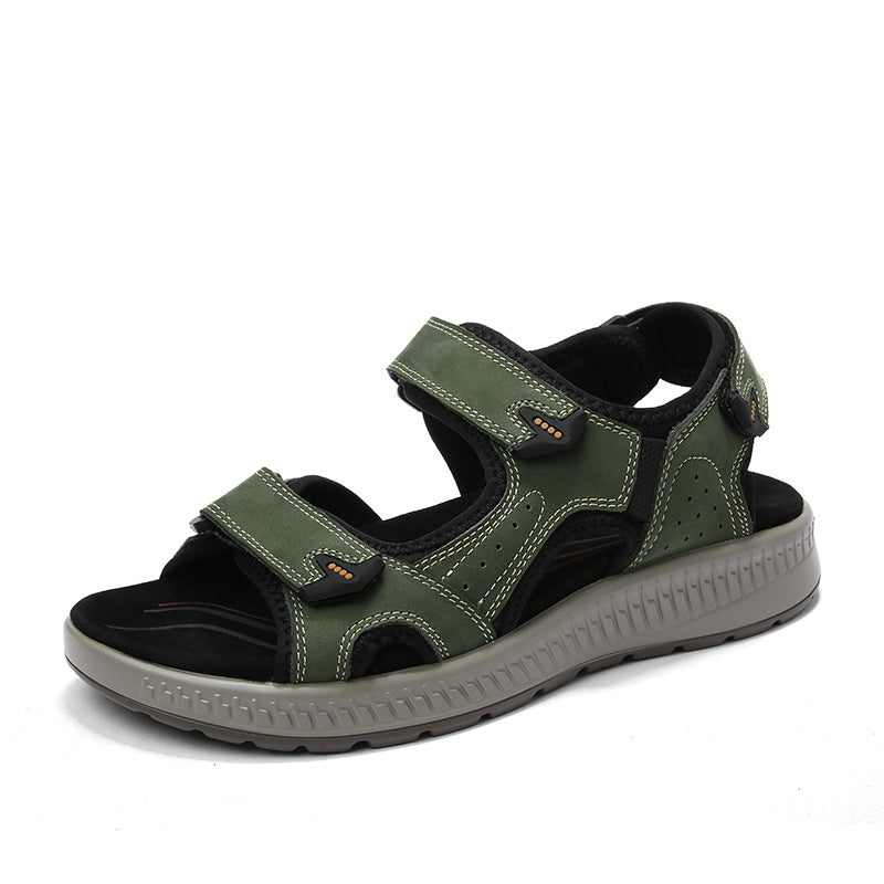 Men's Sandals | Open Toe Adjustable Strap Leather