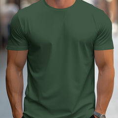 Men's T Shirt | Crew Neck Short Sleeve Knit