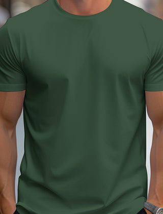 Men's T Shirt | Crew Neck Short Sleeve Knit