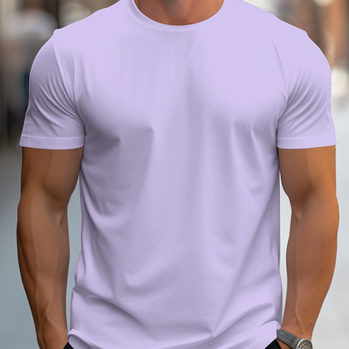Men's T Shirt | Crew Neck Short Sleeve Knit