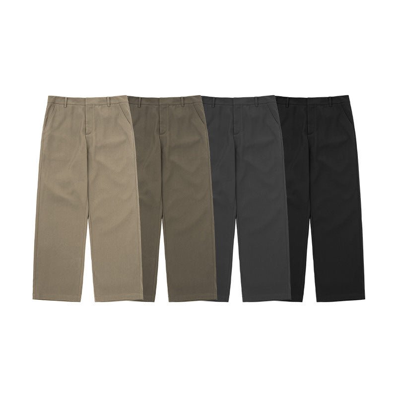 Men's Wide Leg Dress Pants | High Waisted Relaxed Fit Belted