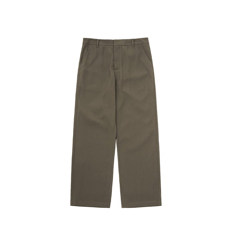 Men's Wide Leg Dress Pants | High Waisted Relaxed Fit Belted