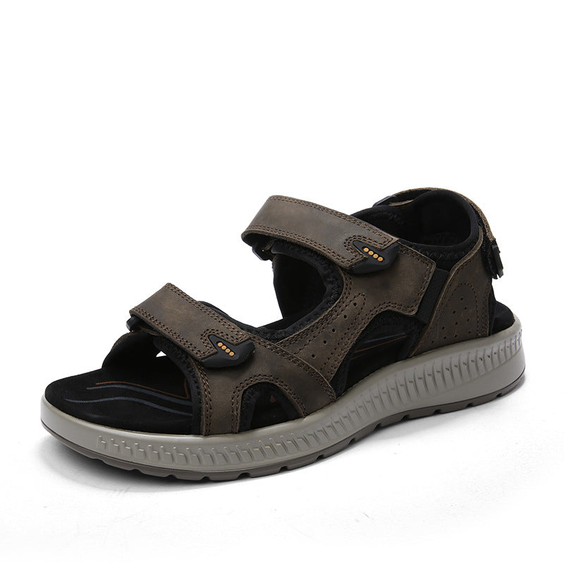 Men's Sandals | Open Toe Adjustable Strap Leather