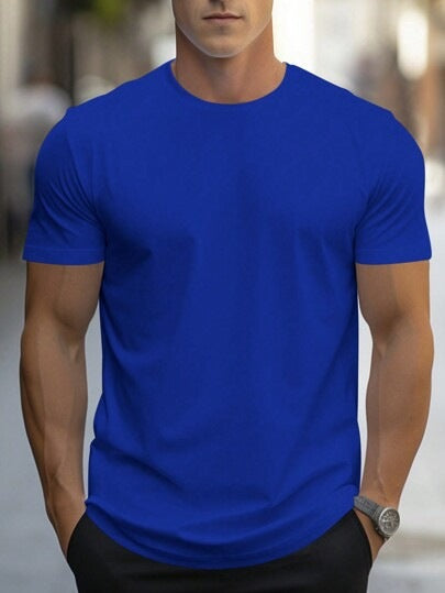 Men's T Shirt | Crew Neck Short Sleeve Knit