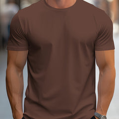 Men's T Shirt | Crew Neck Short Sleeve Knit