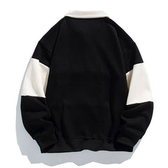 Men's Rugby Shirt | Collared Polo Button Knit Long Sleeve