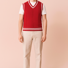 Ronald | Men's V-Neck Vest | Sleeveless 1