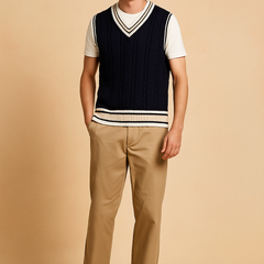 Ronald | Men's V-Neck Vest | Sleeveless 3