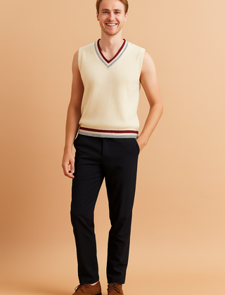 Ronald | Men's V-Neck Vest | Sleeveless 4