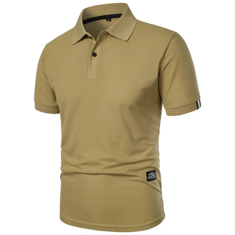 Men's Polo Top | Short-Sleeve Collar Knit Breathable