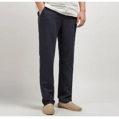 Men's High Waisted Pants | Relaxed Fit Linen Lightweight