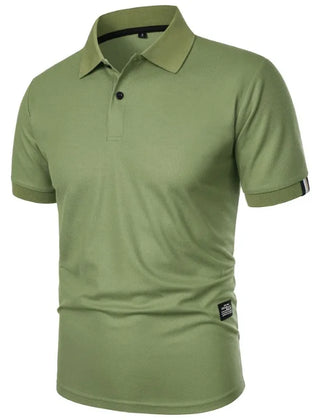 Men's Polo Top | Short-Sleeve Collar Knit Breathable