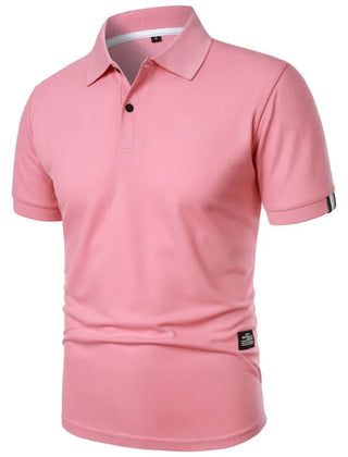 Men's Polo Top | Short-Sleeve Collar Knit Breathable