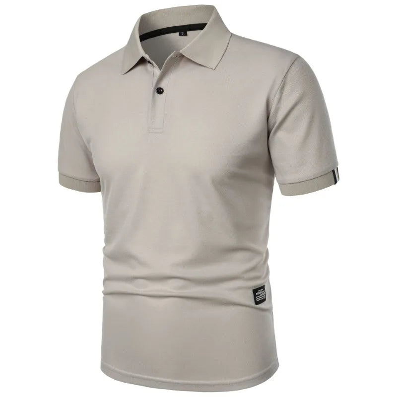 Men's Polo Top | Short-Sleeve Collar Knit Breathable