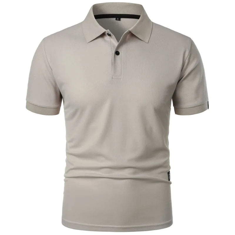 Men's Polo Top | Short-Sleeve Collar Knit Breathable