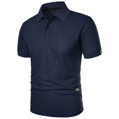 Men's Polo Top | Short-Sleeve Collar Knit Breathable