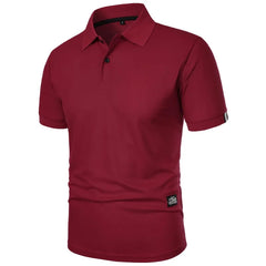 Men's Polo Top | Short-Sleeve Collar Knit Breathable