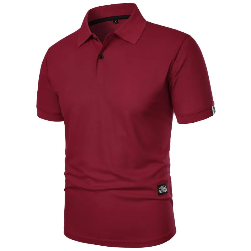 Men's Polo Top | Short-Sleeve Collar Knit Breathable