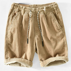 Men's Chino | Corduroy Shorts Elastic Waist Drawstring