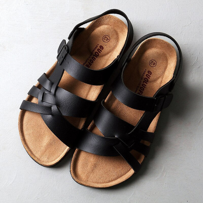 Slide For Men | Buckle Strap Open Toe Lightweight