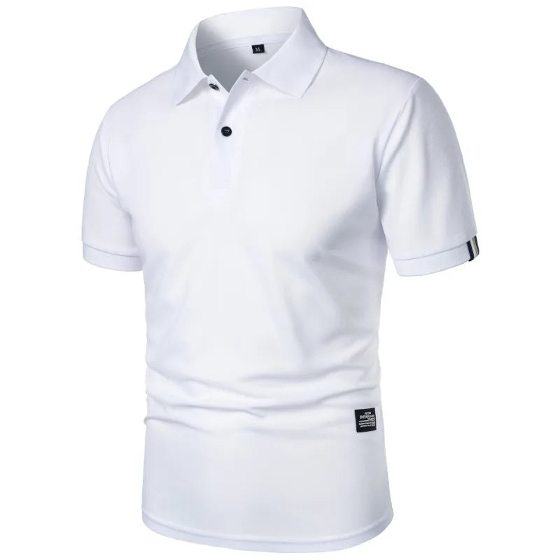 Men's Polo Top | Short-Sleeve Collar Knit Breathable