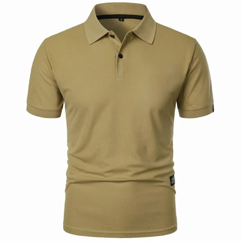 Men's Polo Top | Short-Sleeve Collar Knit Breathable
