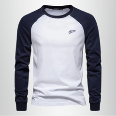 Men's Long Sleeve Henley | Raglan Crew Neck Knit