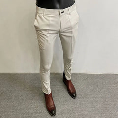 Men's Dress Pants | Slim Fit Tapered Wool Blend