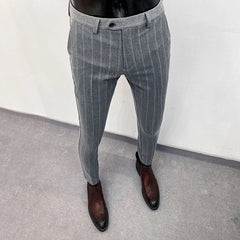 Men's Dress Pants | Slim Fit Tapered Wool Blend