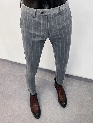 Men's Dress Pants | Slim Fit Tapered Wool Blend