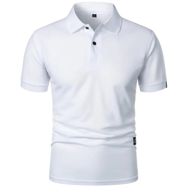 Men's Polo Top | Short-Sleeve Collar Knit Breathable