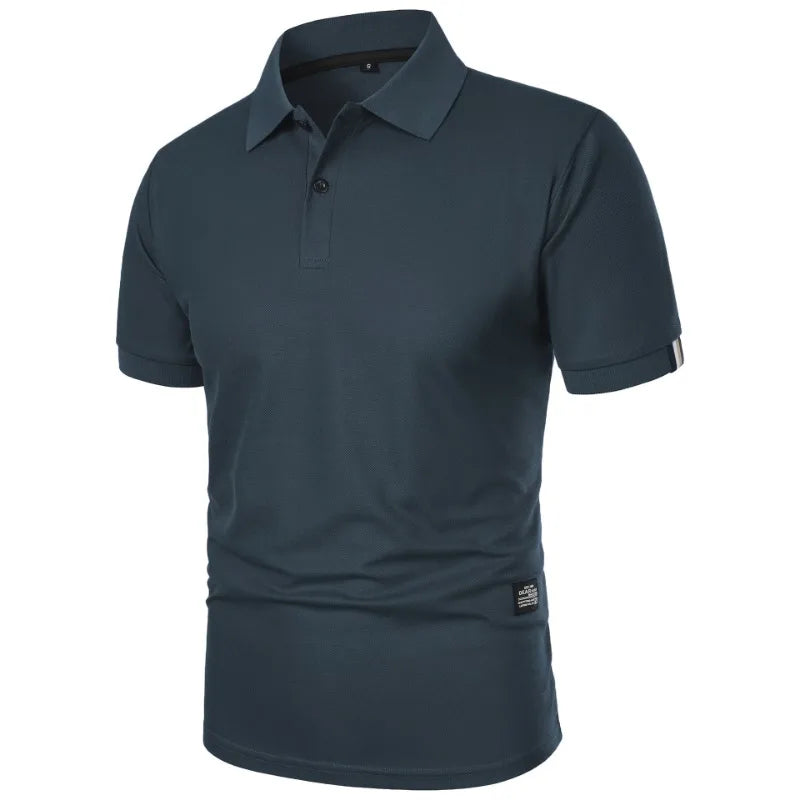 Men's Polo Top | Short-Sleeve Collar Knit Breathable