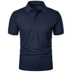 Men's Polo Top | Short-Sleeve Collar Knit Breathable