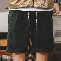 Men's Chino | Corduroy Shorts Elastic Waist Drawstring