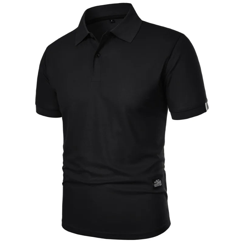 Men's Polo Top | Short-Sleeve Collar Knit Breathable