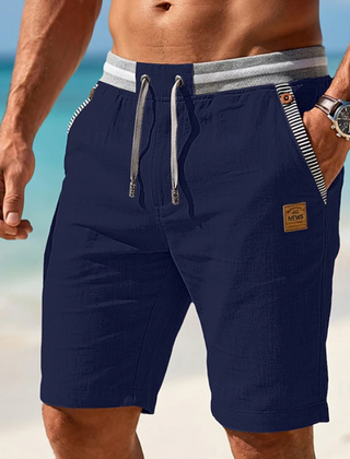 Men's Beach Shorts | Drawstring Linen Relaxed Fit
