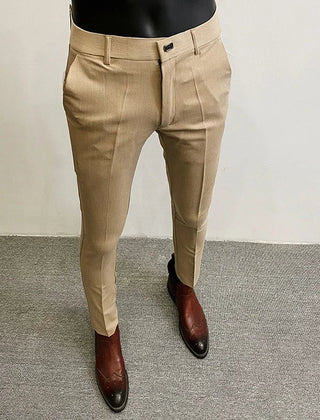 Men's Dress Pants | Slim Fit Tapered Wool Blend
