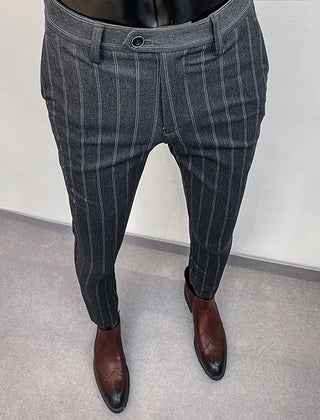 Men's Dress Pants | Slim Fit Tapered Wool Blend