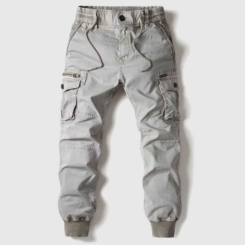 Men's Cargo Pants | Elastic Waist Tapered Leg Cargo Pockets