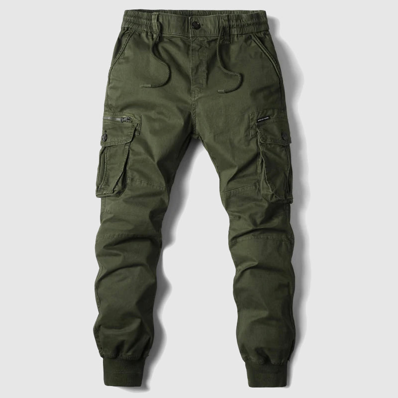 Men's Cargo Pants | Elastic Waist Tapered Leg Cargo Pockets