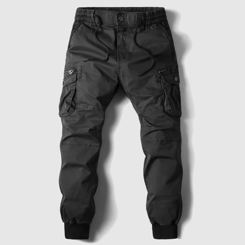 Men's Cargo Pants | Elastic Waist Tapered Leg Cargo Pockets