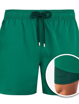 Men's Board Shorts | Tropical Print Drawstring Quick Dry